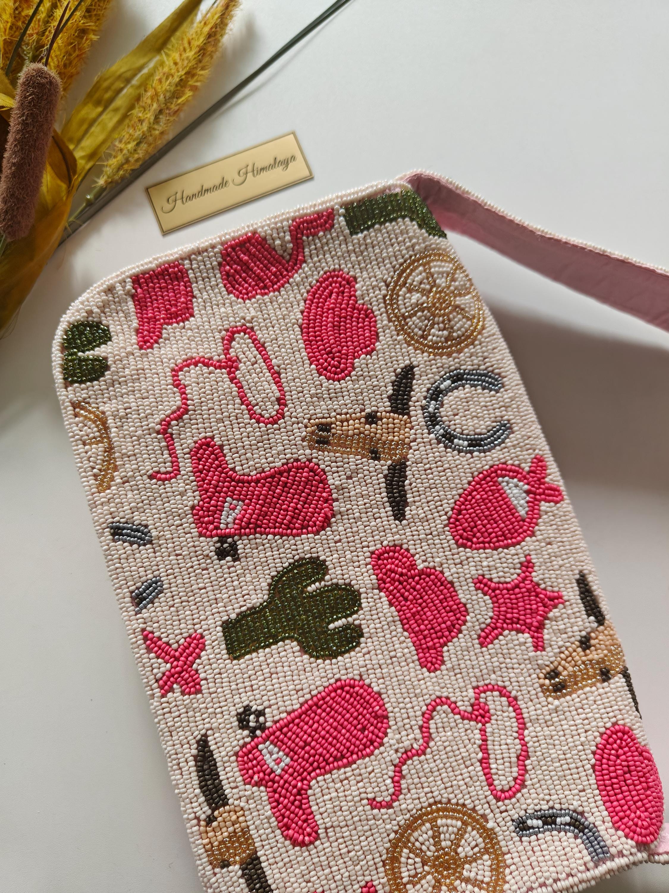 Pink Cowgirl Beaded Bag | Western Rodeo Shoulder Purse view 3