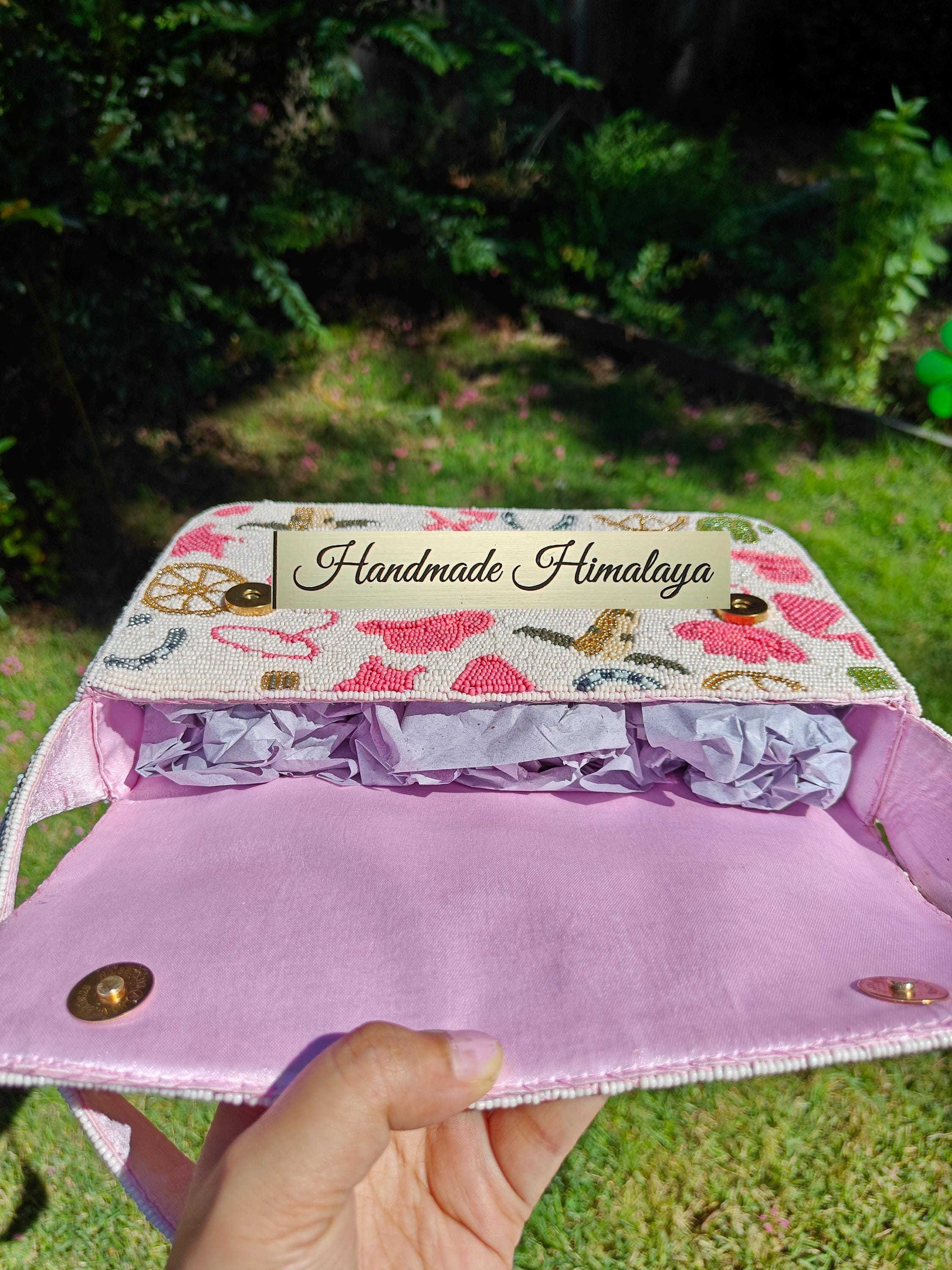 Pink Cowgirl Beaded Bag | Western Rodeo Shoulder Purse view 5