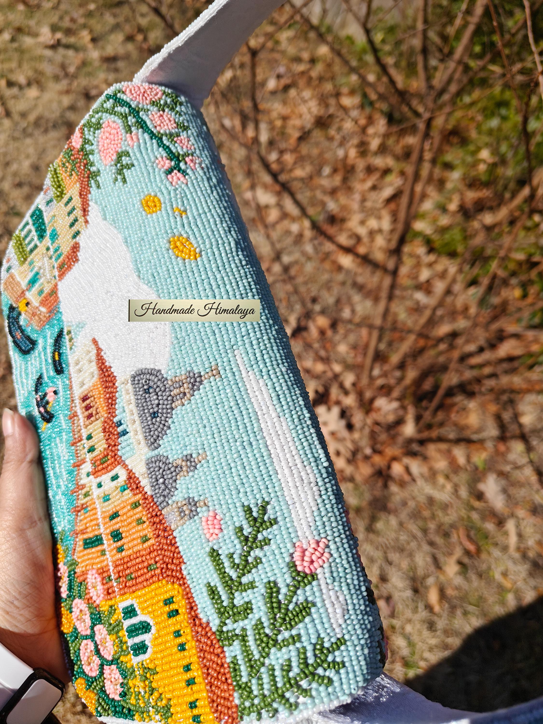 Venice Beaded Bag, Italian Themed Handbag view 7