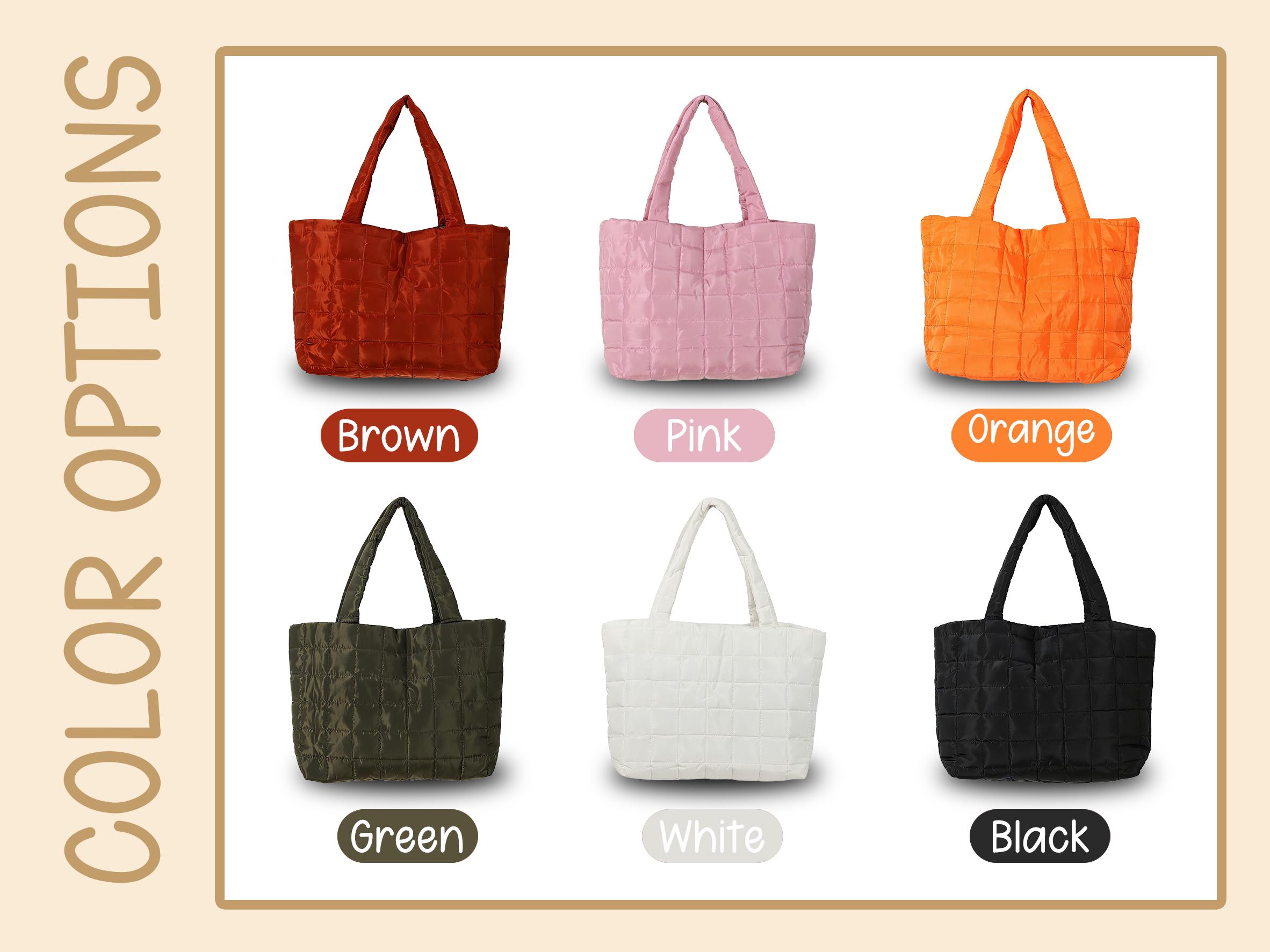 Personalized Quilted Nylon Tote Bag, Custom Monogram Beach Bag view 7