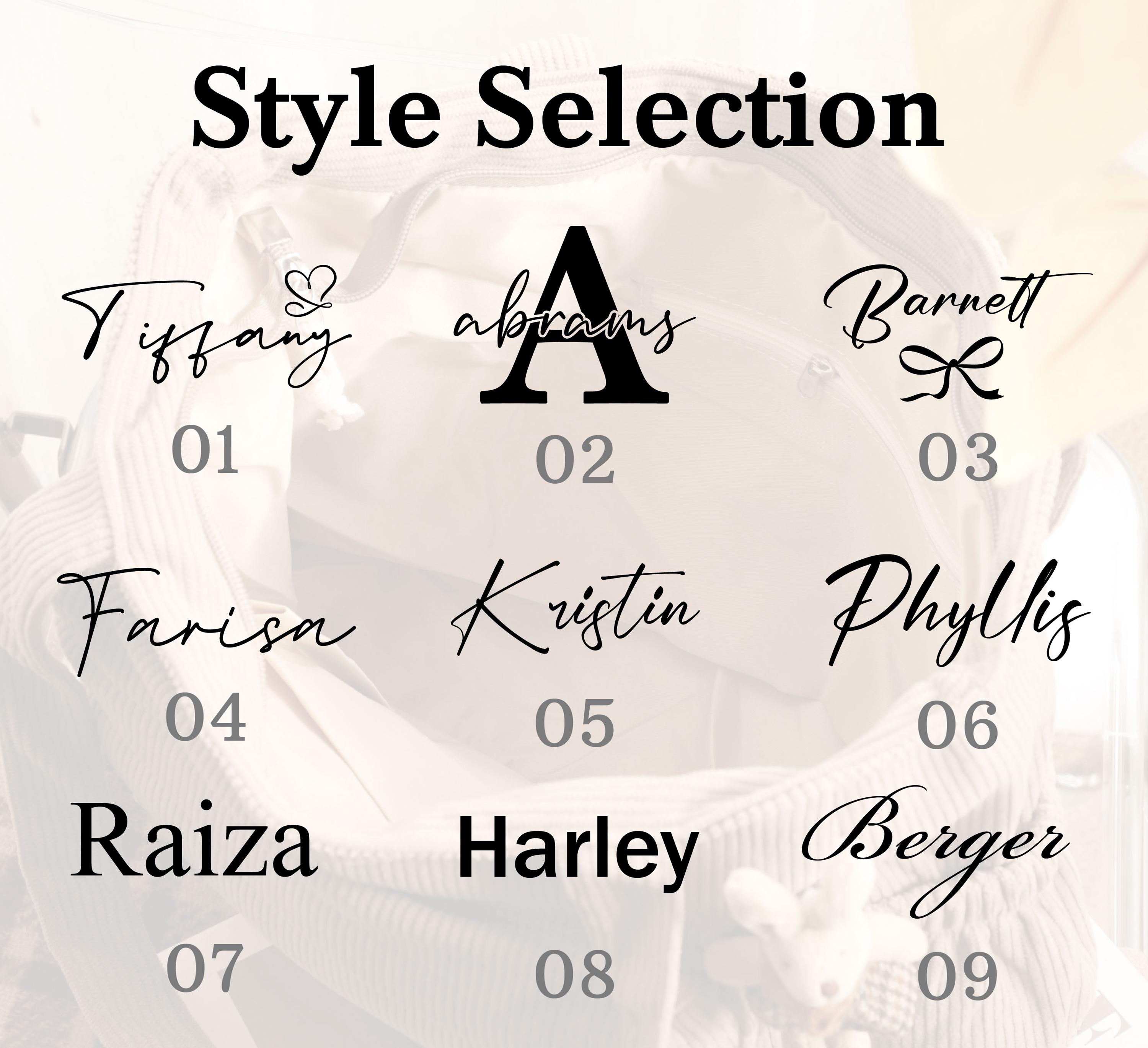 Personalized Custom Names, Retro Corduroy Tote Bag, Adjustable Strap, Multiple Pockets, Casual Travel Shoulder Bag, Leather Labels view 8