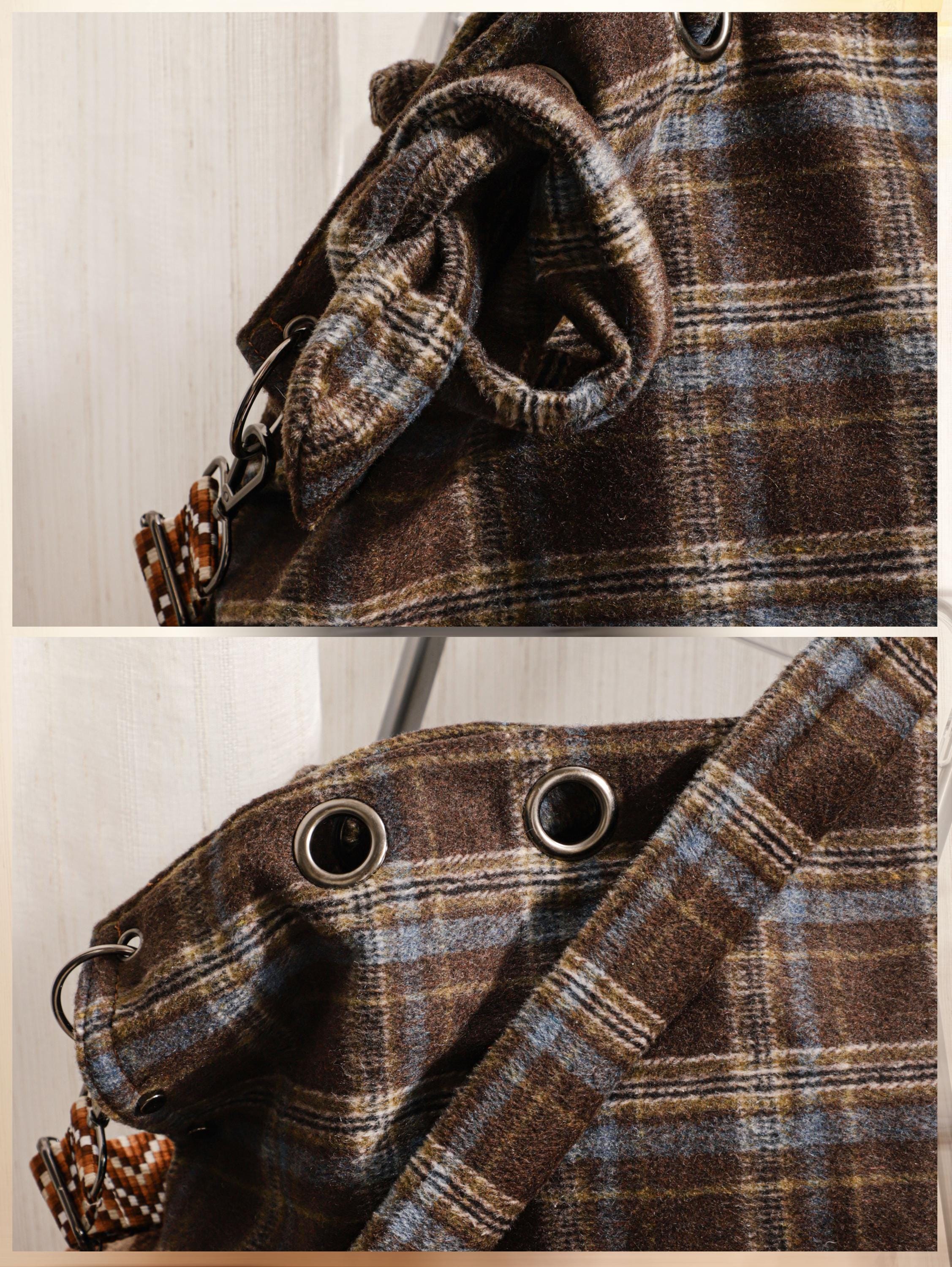 Retro Corduroy Crossbody Bag, Adjustable Strap Shoulder Tote view 12