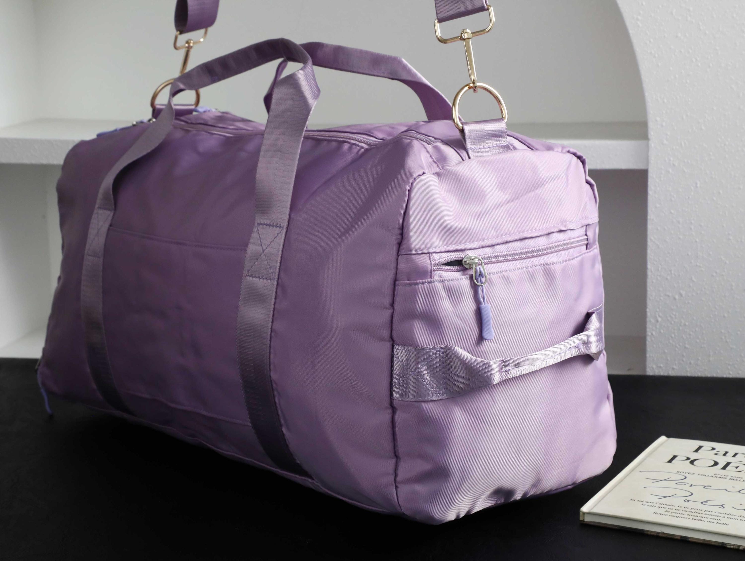 Personalized Gym Duffel Bag|custom Yoga Travel Bag|weekend Overnight Bag|sport Workout Bag for Women|custom Name Duffle Bag|large Travel Bag view 17