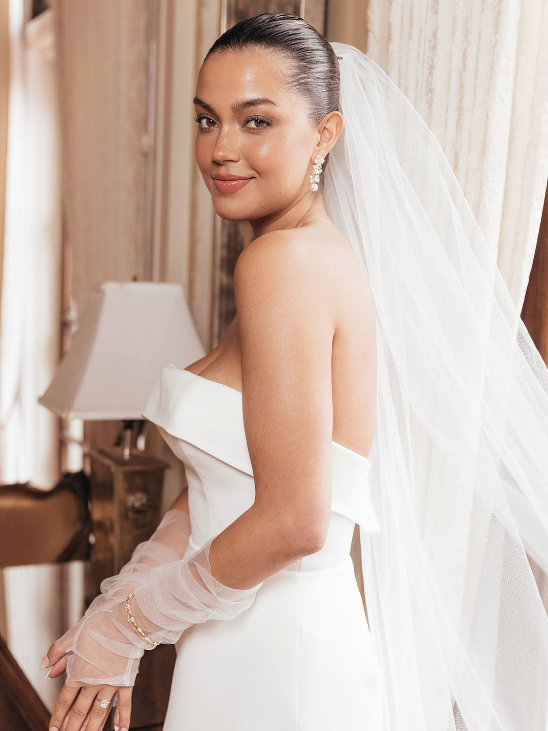 Elisajewels Serena Pearl Drop Earrings