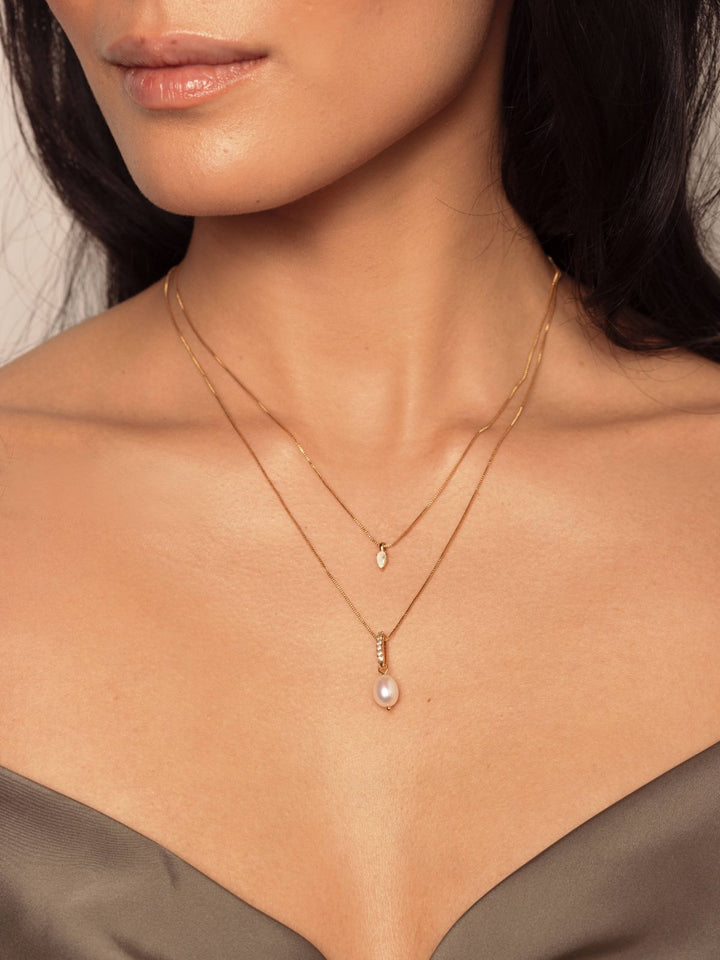 Elisajewels Alaia Layered Pendant Necklace