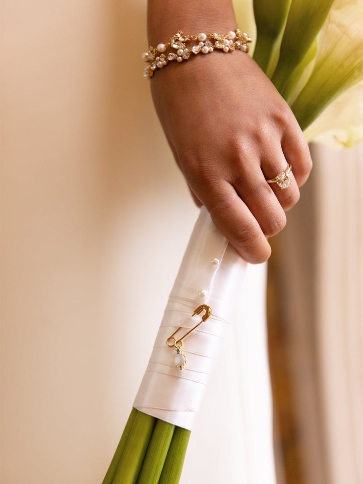 Elisajewels Something Blue Wedding Gift - Pear 