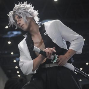 Sanemi Cosplay Costume,Shinazugawa Sanemi,Logistics Squad Cosplay Costume，full cosplay set， cosplay costume，handmade costume