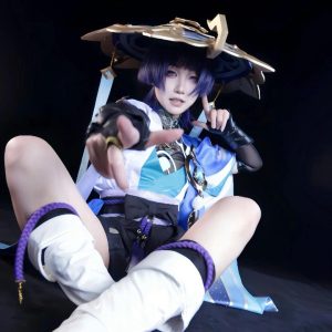 Scaramouche cosplay costume,Wanderer suit outfit,cosplay costume,handmade costume,full cosplay set,anime cosplay outfit