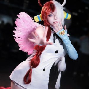 Uta cosplay costume,Uta singer outfit,Red Uta costume,cosplay costume,handmade costume,full cosplay set,anime cosplay outfit